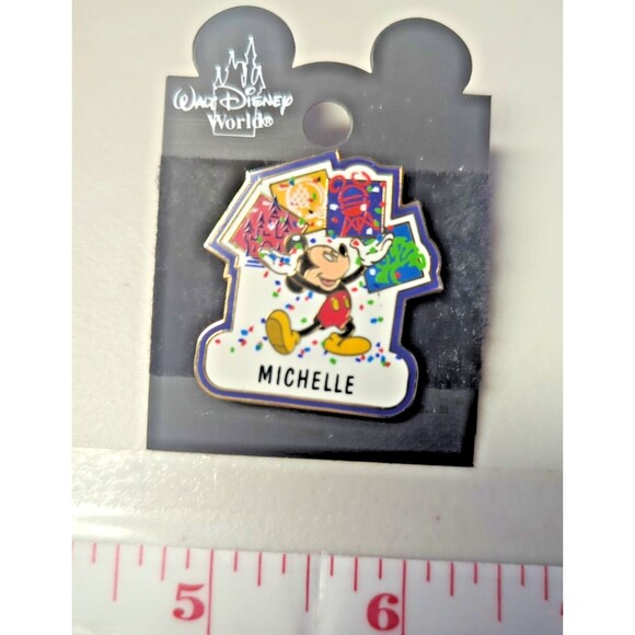 Walt Disney Worlds Name (Michelle) Pin with Mickey Juggling the Magic at Disney - Picture 7 of 8